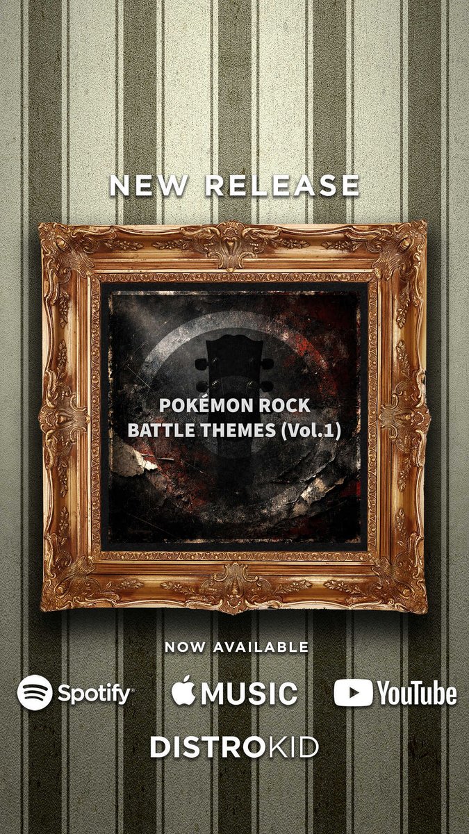 My new album is out now! It's called Pokémon Rock Battle Themes (Vol.1) 

Feel free to check it out on all music streaming platforms now on "ItsPiplupHD"

#pokemonmusic #distrokid #pokemonmusic