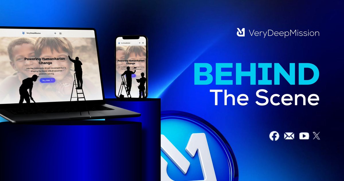 From setup → to infrastructure.

VDM website evolution:

BEFORE:
• Information hub
• External staking links

NOW:
• Integrated staking platform
• AI system interface
• Unified humanitarian infrastructure

Next phase: AI launch.

verydeepmission.xyz