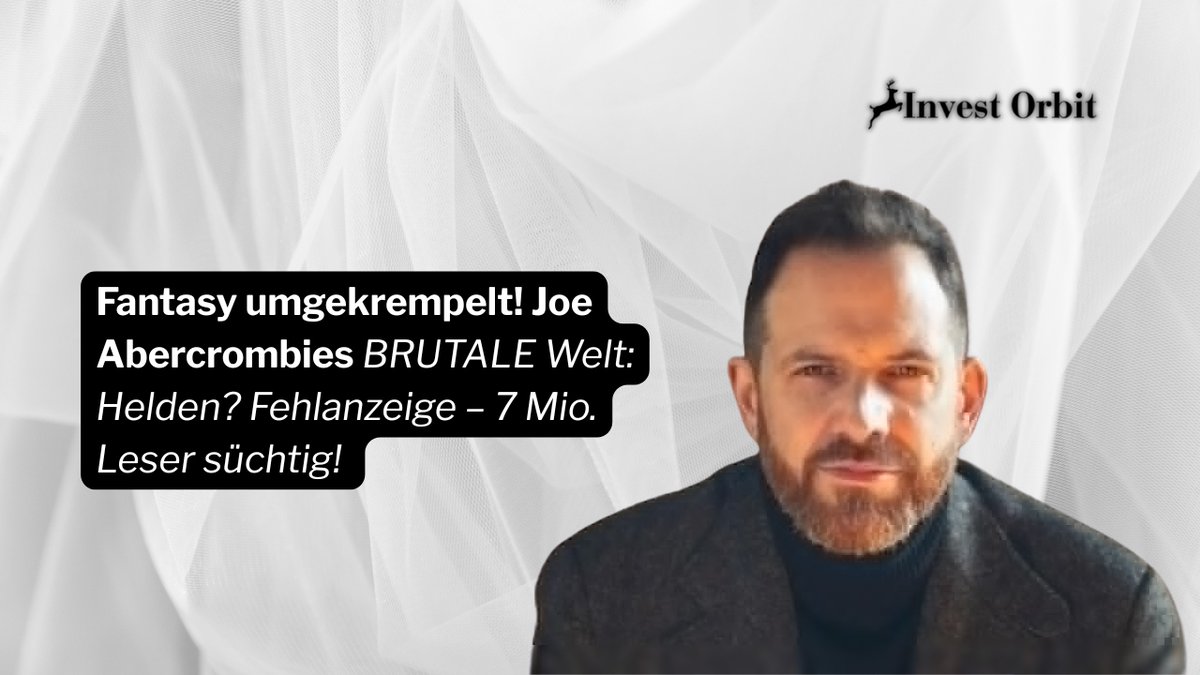 invest_orbit's tweet image. Joe Abercrombie: Der Fantasy-Killer, der GRRM übertrumpft – Grausam &amp;amp; genial!

Vom Filmeditor zum Grimdark-Gott: Joe Abercrombie (geb. 1974) zerlegt Fantasy mit Kriegsklingen (First Law-Trilogie)

investorbit.de/menschen/joe-a…

#KlingenSaga #DunkleFantasy #FirstLaw