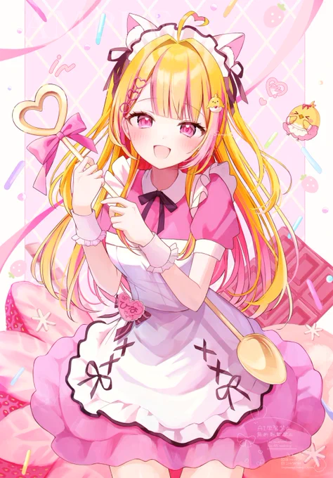 雛乃ひな様のネップリ企画のバレンタインイラスト担当させていただきました