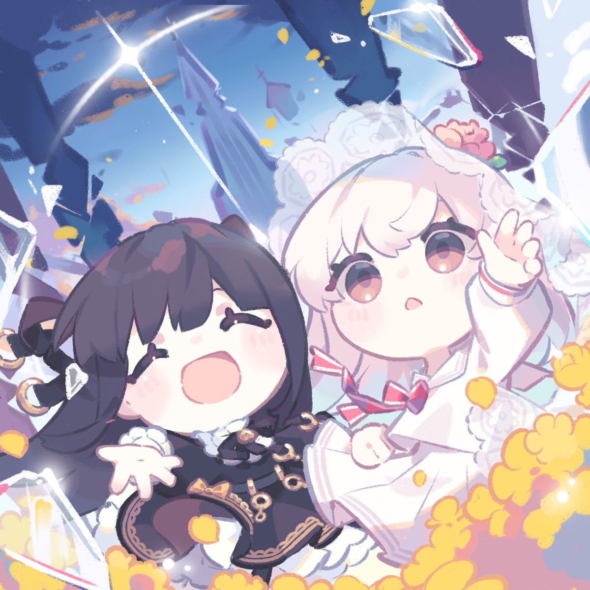 -繪畫

願我們不必迎來這個結局。

-
見過對立笑的這麼燦爛嗎bro✋
#arcaea #arcaea_art #同人 #Q版 #繪畫