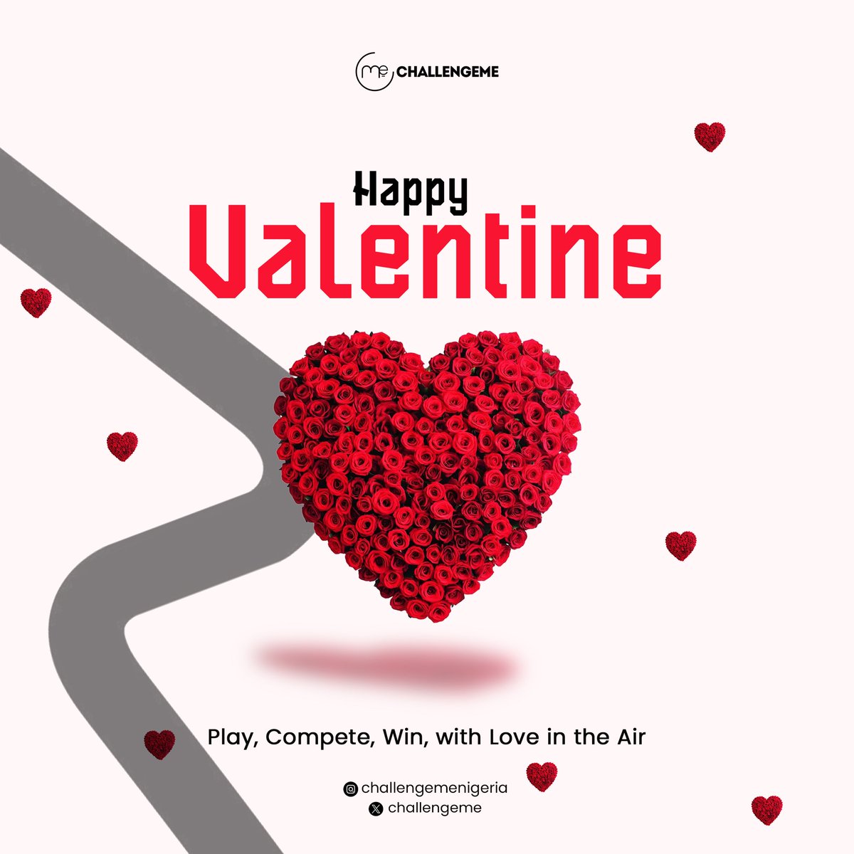 Happy Valentine’s Day ❤️
Love is in the air… and so is the competition 😉
Play together, compete harder, and win sweeter rewards on ChallengeMe.
Because nothing says love like a little friendly challenge 

#HappyValentinesDay #LoveInTheAir #ChallengeMe #CouplesChallenge