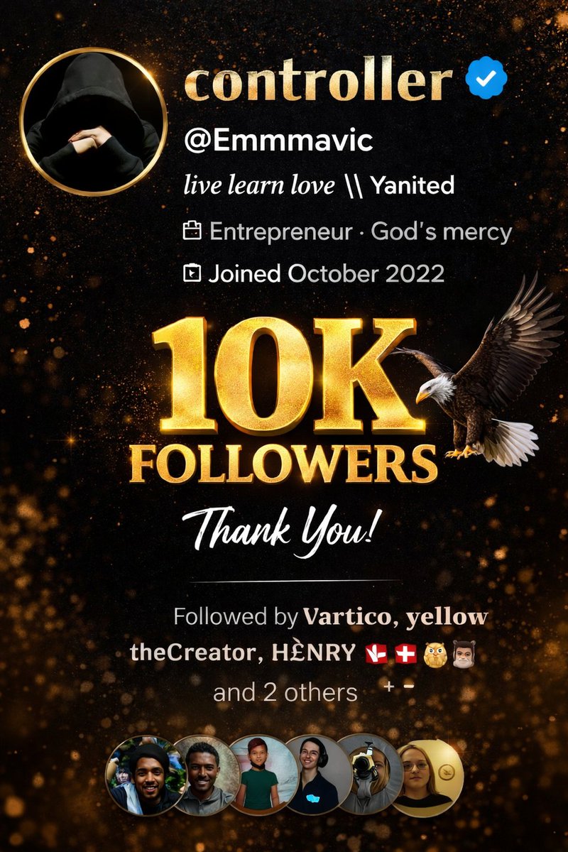 While i might be disappointed with x telling me to go fry popcorn today, i am also grateful to reach this milestone 😁😊🥳

Thank you my idolo <a href="/_Jaredad/">Jaredad.🐸®️</a> and everyone for the massive push 🙏
You have always been my support system on this app, God continue to bless you in all