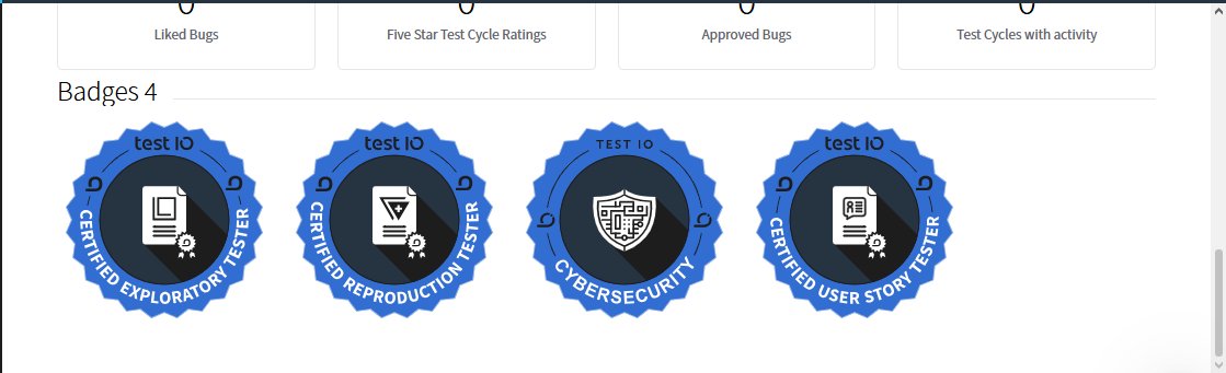 This is where you start from

Request to Join the group if you are yet to get these badges on test io

we are helping pass tests in batches