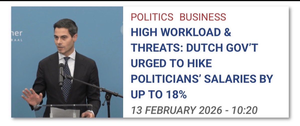 Me imagino q la reasignación de recursos q pretende el gobierno holandés cuando confisca la riqueza no realizada de los inversores y consecuentemente la financiación de economías de escala es esta: Subir el salario a los políticos un 18%.

Estamos en manos de auténticos