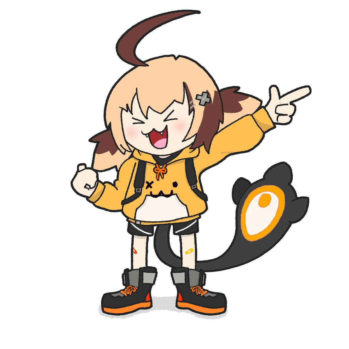 Travel mode gigi with her awesome gremoodie (grem hoodie