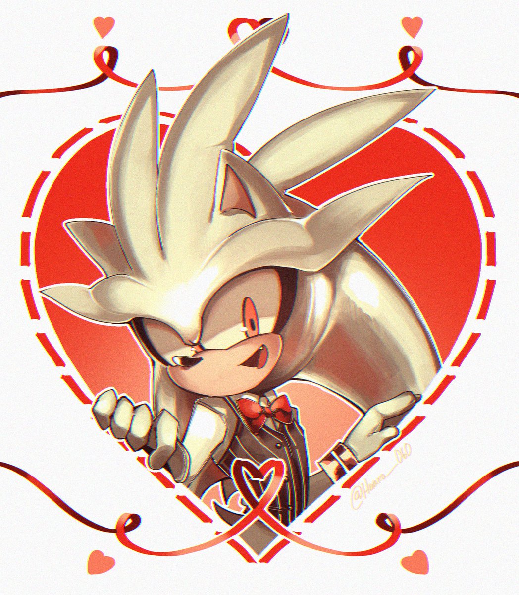 Would you be his Valentine? ❤️ #SilverTheHedgehog