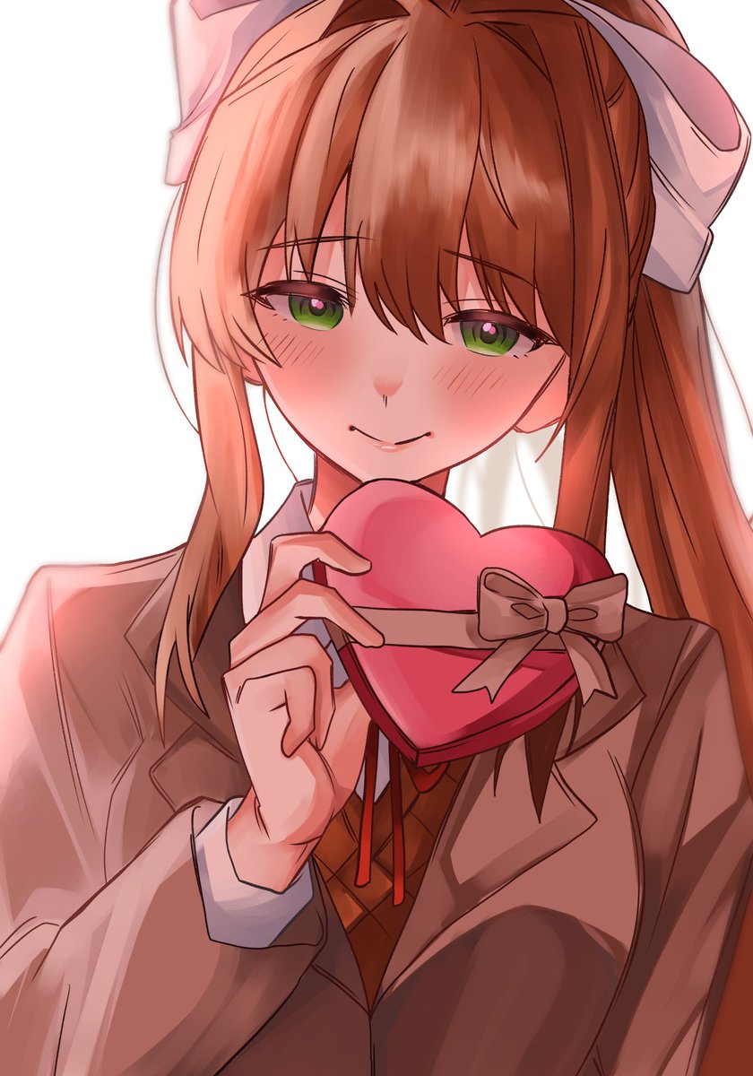 Happy Valentine's Day from Monika! 
#ddlc