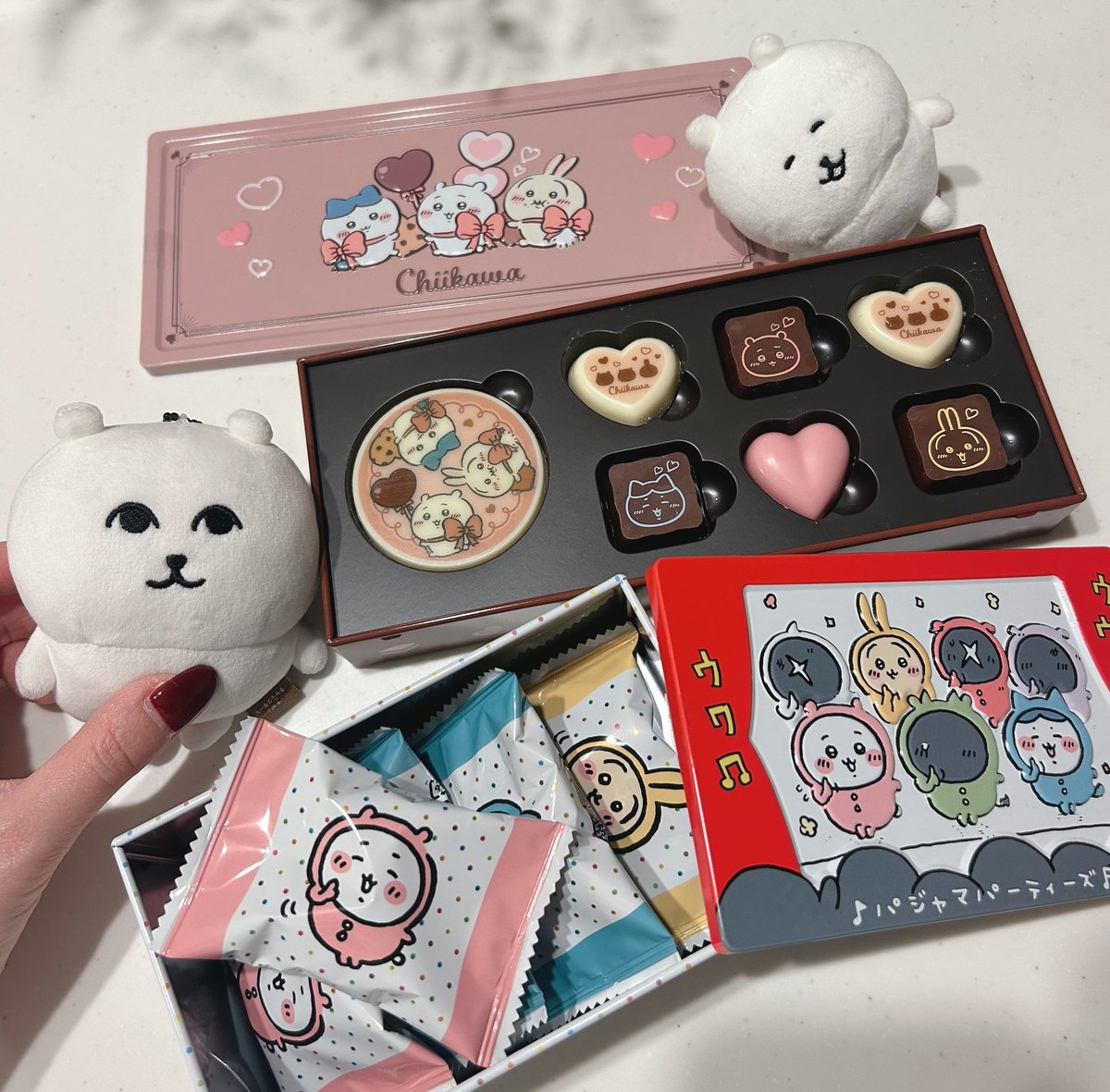 今年の息子へのチョコはちいかわ♡
今どハマりしてくれてるから大喜び！
