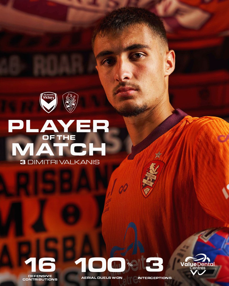 brisbaneroar's tweet photo. Dimi with a big shift at the back 💪

#MVCvBRI #ALM https://t.co/QffARvugzV