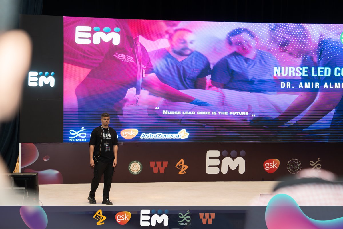 EM3Sym's tweet photo. Nurse-led codes: Redefining leadership in resuscitation
Hot take by  Dr. Amir Almhmadi!
🔥 #EM3Symposium https://t.co/RkzFFpqRzk