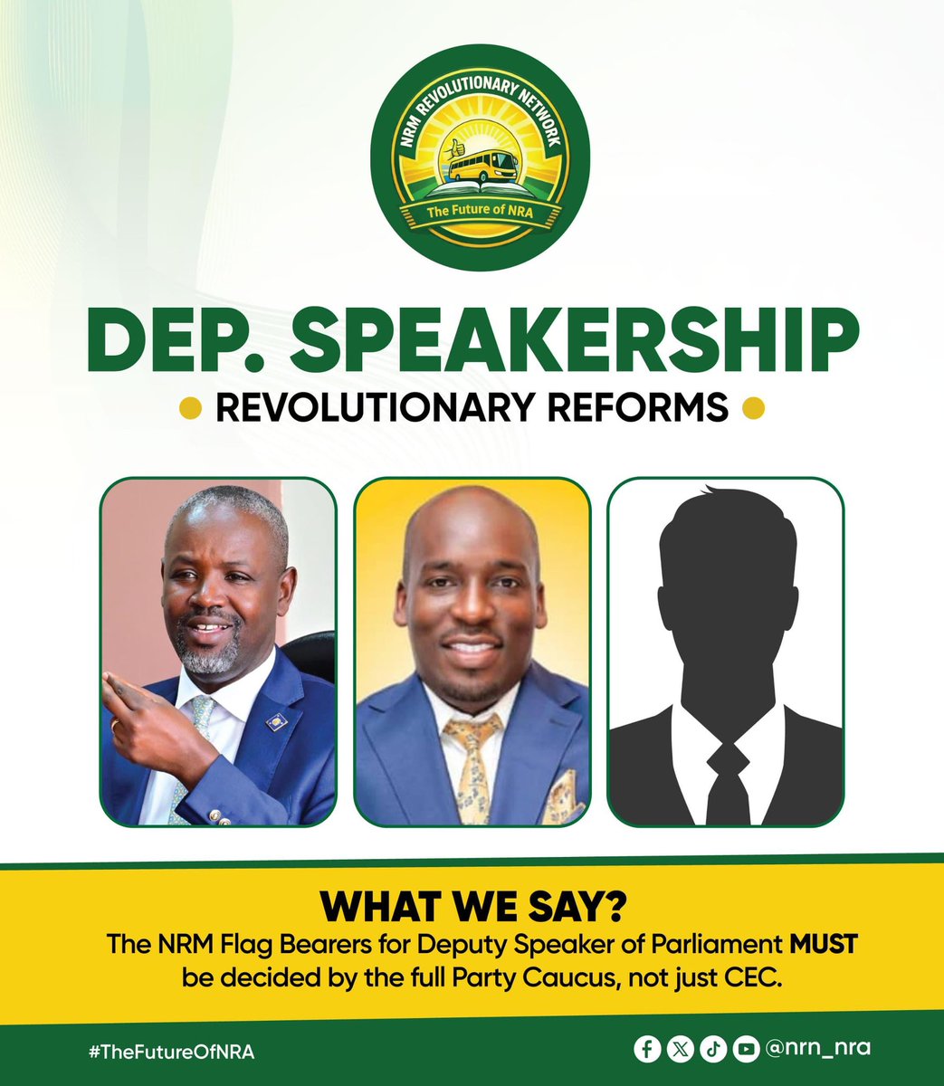 Our 3 main points agenda <a href="/NRN_NRA/">NRM Revolutionary Network</a> 
"Those who make peaceful revolution impossible will make violent revolution inevitable.” <a href="/Parliament_Ug/">Parliament of Uganda</a> <a href="/mia_uga/">Ministry of Internal Affairs Uganda</a>