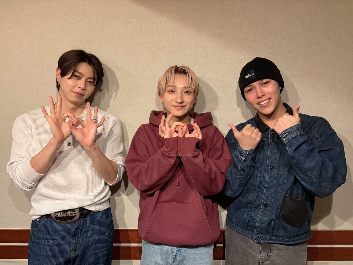 TOKYO FM 「No BUDDiiS」
お聴きいただきありがとうございました！🙌

#KEVIN #SEIYA #FUMIYA  が
アルバムの推し曲についてお話ししました！✨

みなさんの推し曲も #ノーバディーズ をつけてポストしてください！

📻タイムフリー配信はこちらから！
👉radiko.jp/share/?sid=FMT…