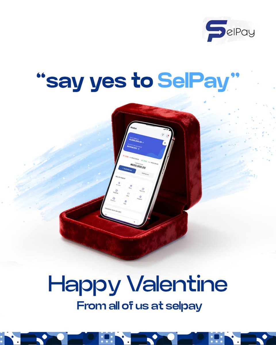 selpaytech's tweet photo. Be Our Valentine, SelPay Fam 💌
https://t.co/MX49ulnv4M

#ValentinesDay
#businessgrowth #BusinessSolutions https://t.co/nOaZ03O7zh