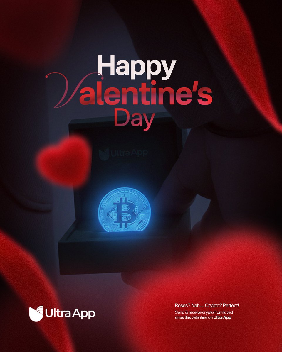 getultraapp's tweet photo. Love is priceless… but crypto makes the perfect gift. 💎
This Valentine’s, send something that lasts longer than roses. 🌹
Send &amp; receive crypto seamlessly on Ultra App.

#HappyValentinesDay #UltraApp #CryptoLove #DigitalGifts https://t.co/rldZ4MLXdQ
