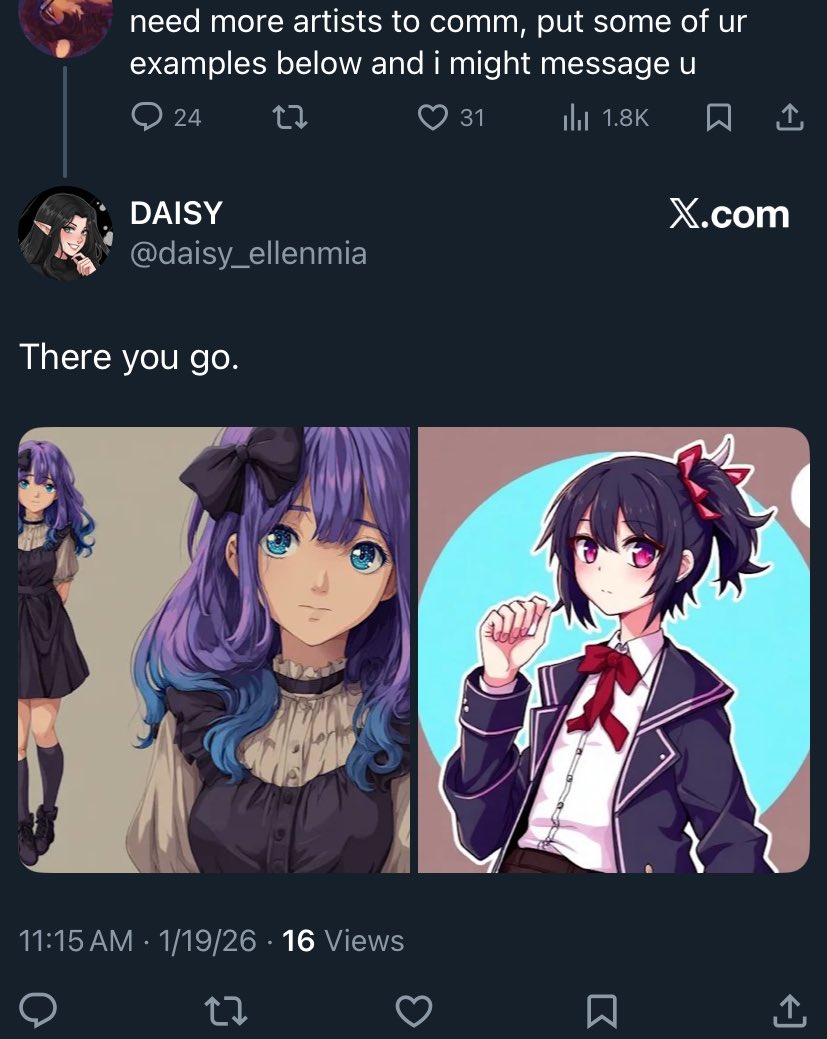 Artist Block List tweet media