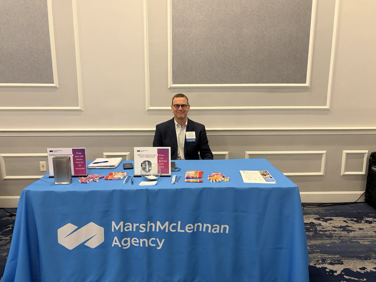 Marsh_MMA's tweet image. Another great NEEBC event! 

Senior Consultant Jim Reardon was glad to attend, exchange ideas, and bring back takeaways for employers navigating today’s challenges. 

If you're looking for guidance on benefits strategy, connect with Jim!

#EmployeeBenefits #Innovations #HR
