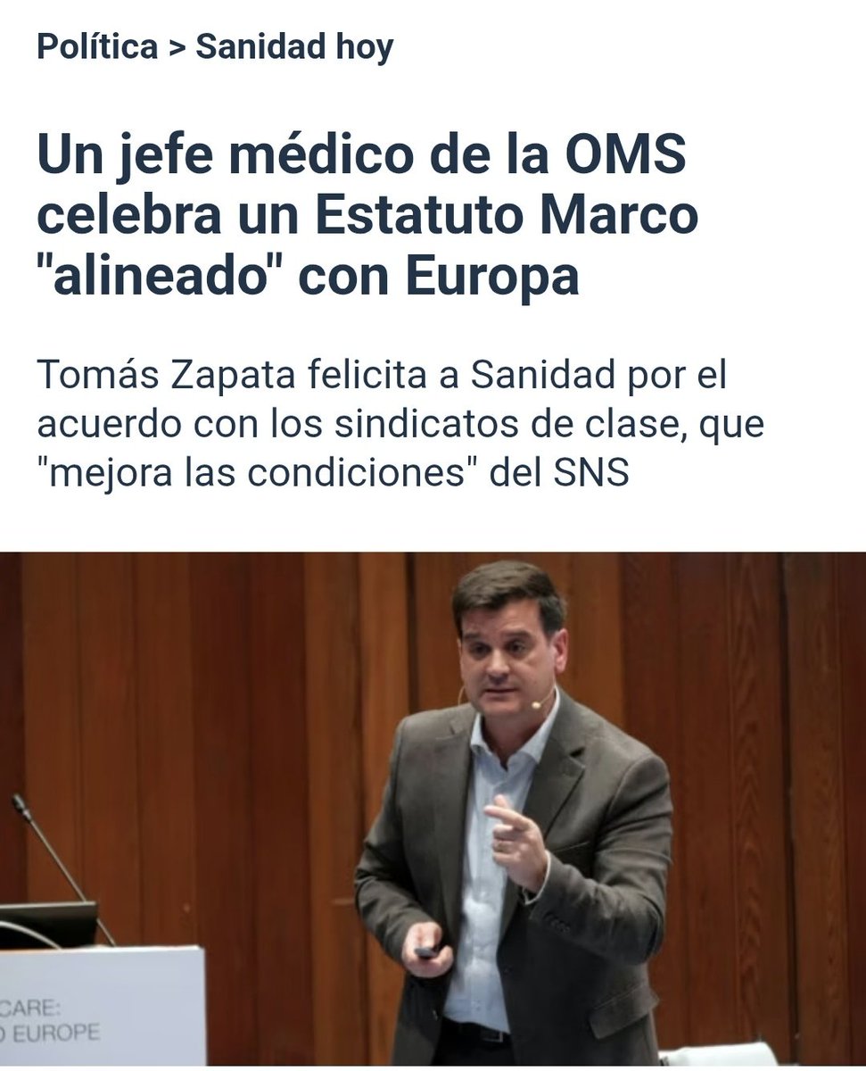 ADMONinteligent's tweet photo. @SMedicoNavarra @aguayo_UM @APEMYF_2025 La ultraderecha no acepta el Estatuto del Personal médico y sanitario por ideología. Por primera vez en la historia se acabaron las guardias de 24 horas. https://t.co/uEX85ZmBwV
