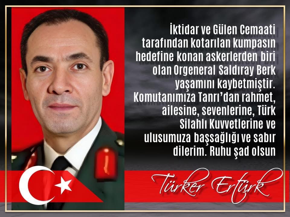 Aramızdan ayrılışının 2. yılında Saldıray Berk’i saygıyla anıyorum.