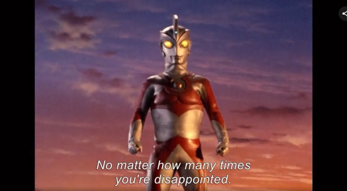 A reminder of Ultraman Ace’s message: