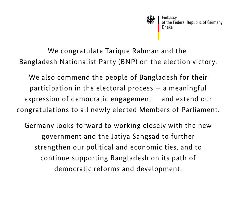 Germany in Bangladesh tweet media