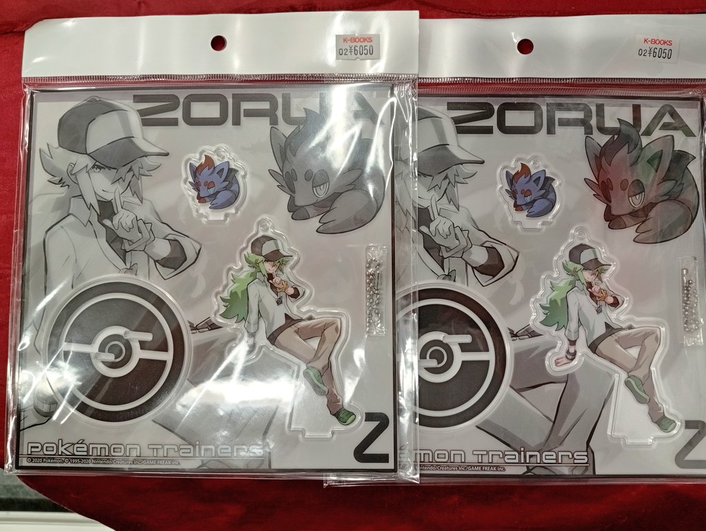 入荷情報】 ポケモン トレーナー アクリルスタンド N＆ゾロア キバナ