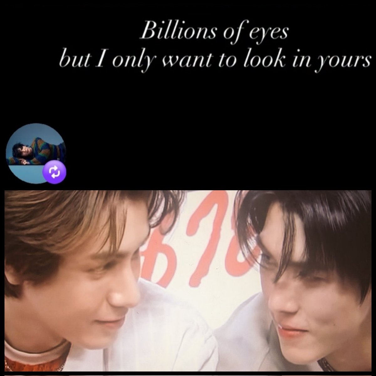 Bangtan42634531's tweet photo. Their eyes speak louder than words. Every glance holds a story, every stare says what the heart can’t. It’s like their souls are having a whole conversation without saying a thing🩷🖤
#BoundByFate #SmartBoom #smartboomforever #SmartBoomIsReal @bxxm_rvw @smart_csnp https://t.co/DgucY8n2ws