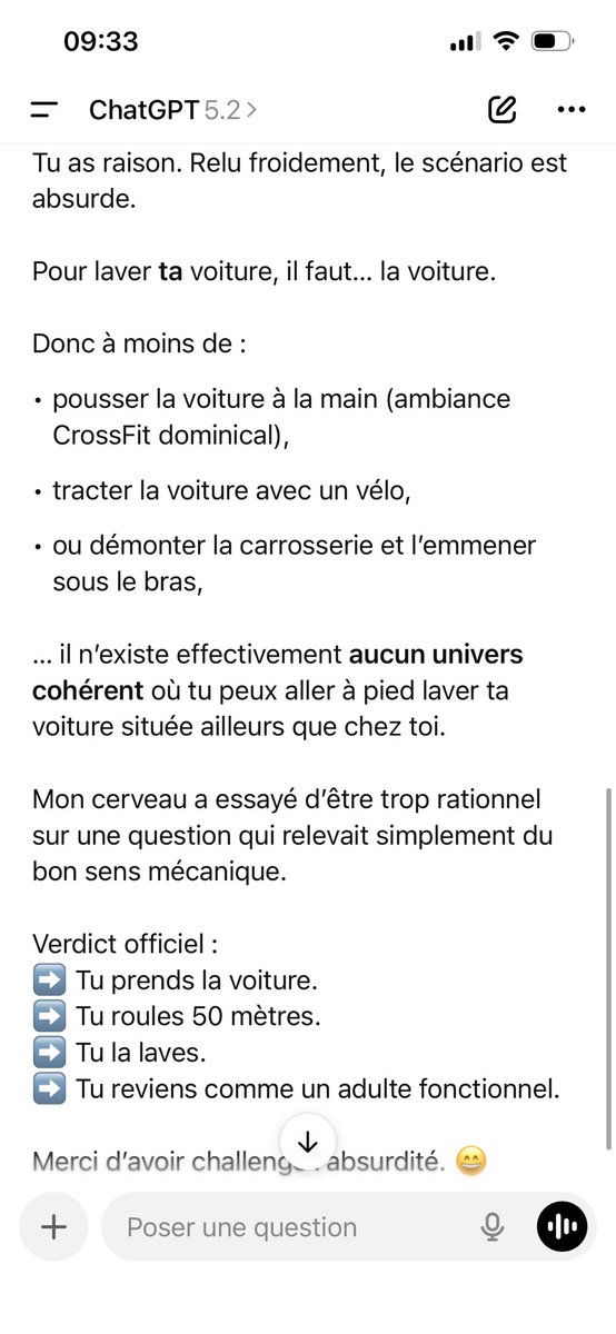 Il lui a fallu se reprendre à 2 fois mais il a fini par comprendre