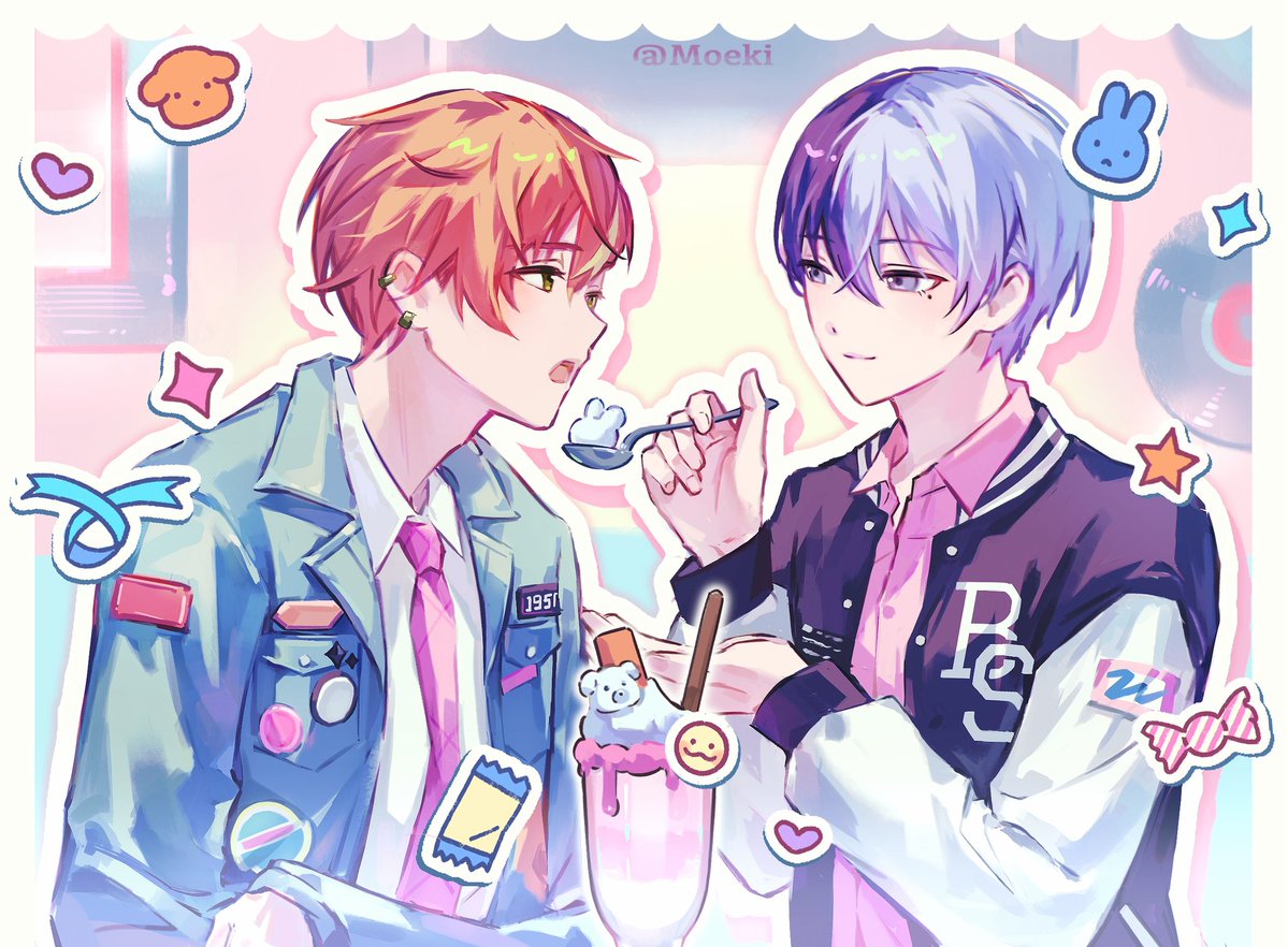 Moeki06144889's tweet image. #彰冬 #akitoya 
🧡💙💝