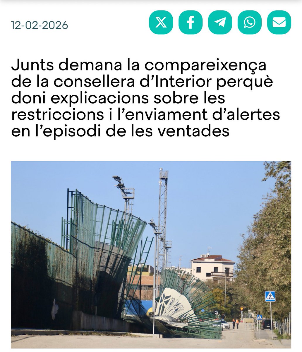 Avui, que bufa vent fort a les Terres de l’Ebre, el Govern també aturarà tot el país?

Uniformitzar no té sentit. Les mesures han de ser territorialitzades: tant per a episodis com el de dijous, que afecten Barcelona; com per a episodis com el d'aquesta nit i avui, que afecten