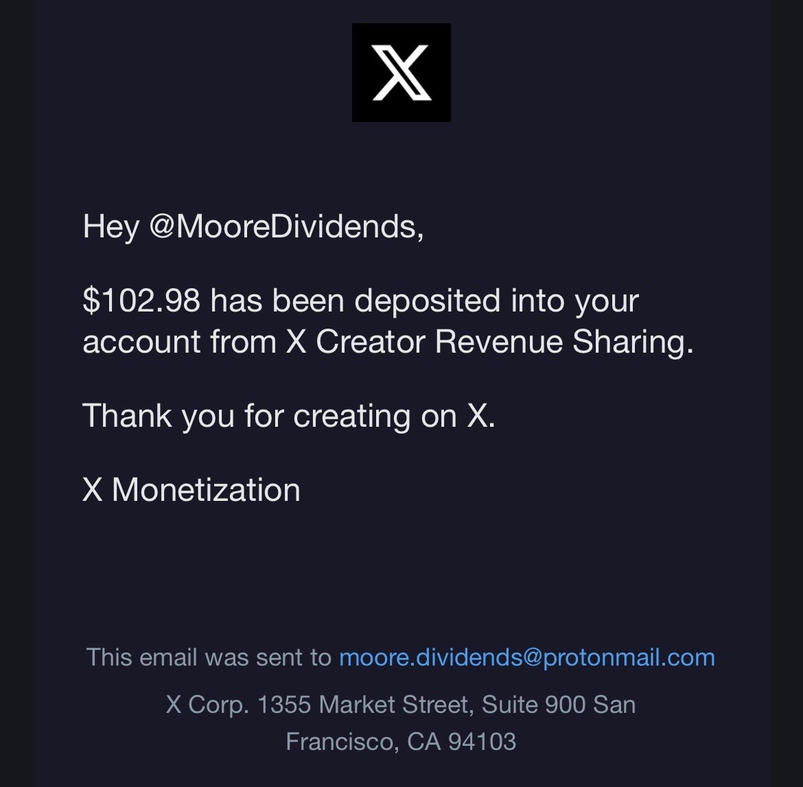 Moore Dividends tweet media