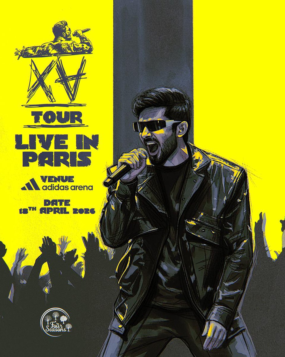 The #XVTour begins! 🥁
Bonjour Paris, Lets go crazy on 18th April.