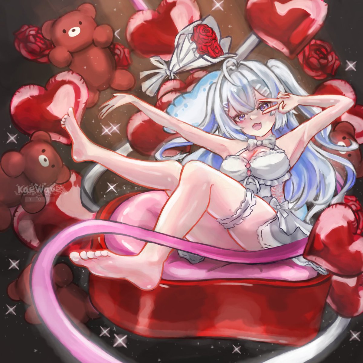 สุขสันต์วันวาเลนไทน์นะคะ 🐳💙
May your heart be full of love in every little moment 💕
ขอให้ความรักโอบกอดคุณในทุกๆ วัน
ปล. ใครที่ออกไปเที่ยววันนี้ ขอให้เดินทางปลอดภัย
กลับมาพร้อมรอยยิ้ม และความทรงจำแสนหวานนะคะ 🌷✨

ขอบคุณภาพนาร์วาลน่ารักๆจากคุณ Kae Wave นะคะ 🥰
🎨 by <a href="/KaeWave03/">Kae💕| VGEN COMS OPEN</a>