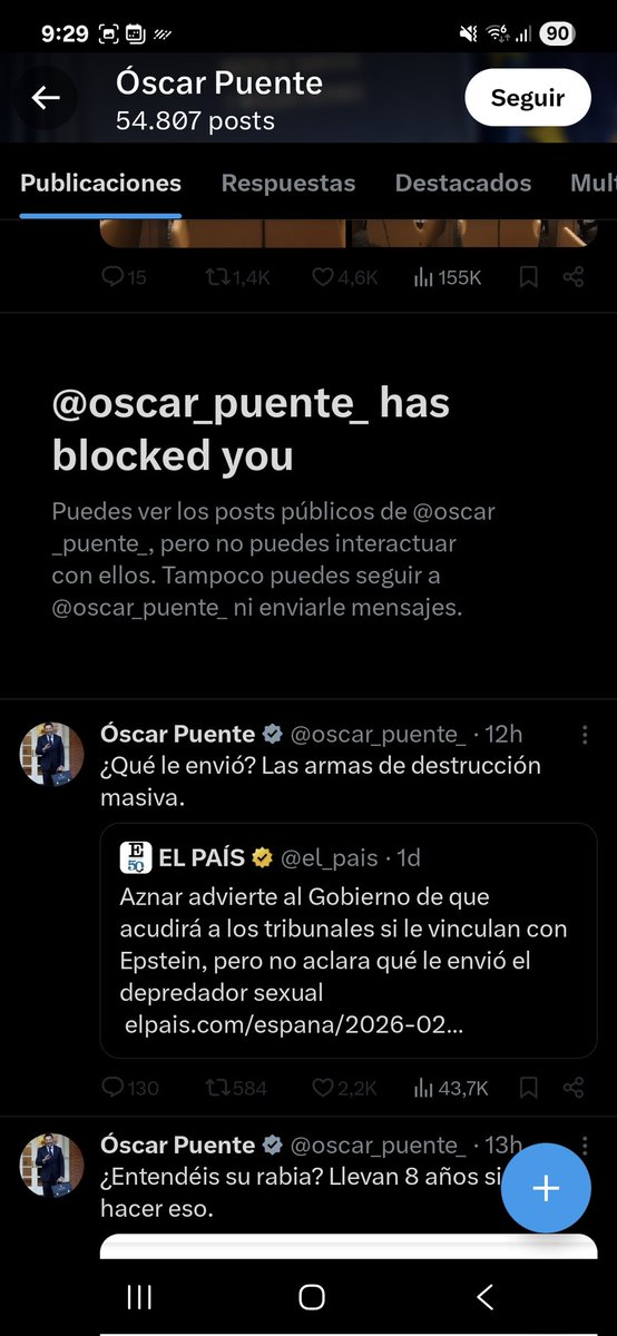 CINE 🚬 

Ahora fuera coñas, que un ministro que debería haber dimitido hace 300 años se dedique a bloquear a peña random y a twittear...

No entiendo, y lo digo de verdad, como nos la pela todo tanto... pero luego tú eres el radical por querer ser libre y tener sentido común