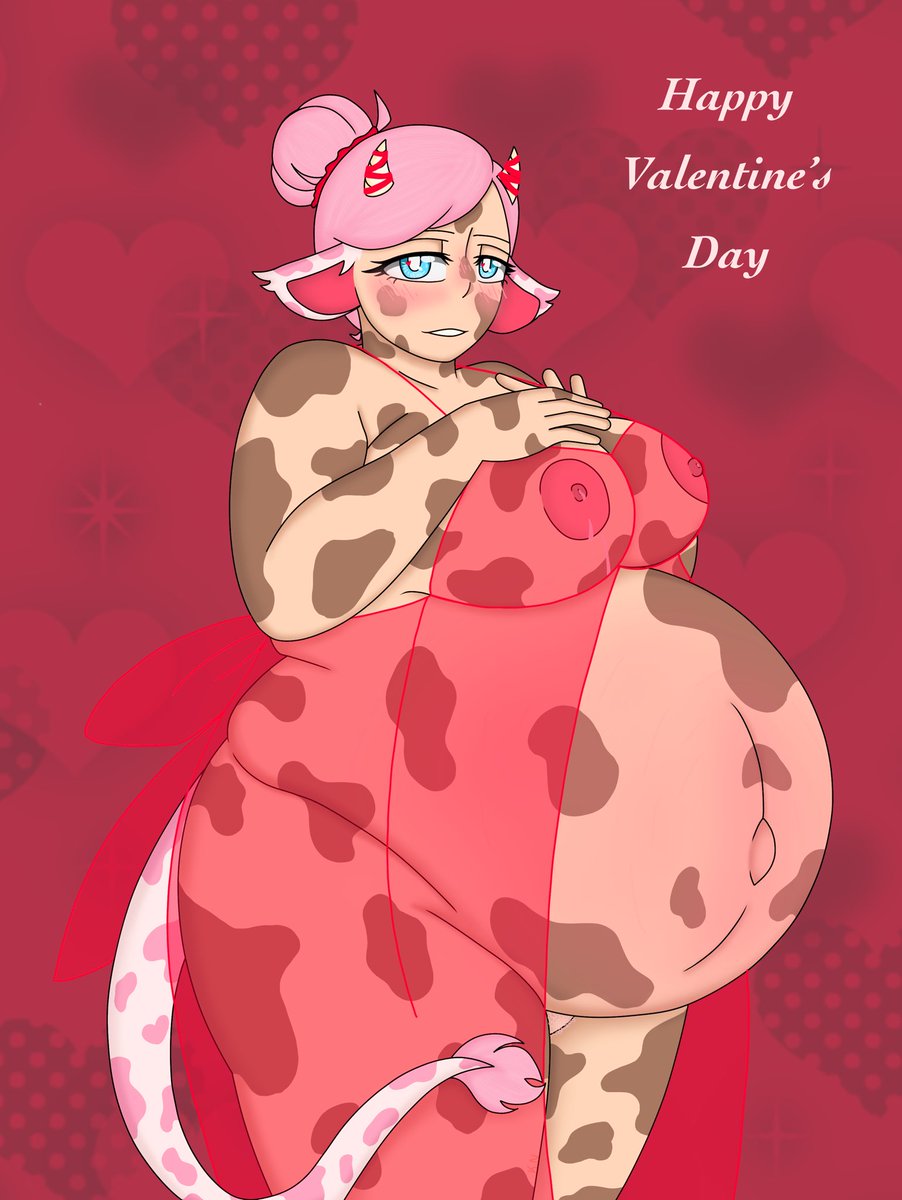 Happy Valentine’s Day from Moo Chan 🩷🍼

Mega mommy for real (yes that is strawberry milk 🍓)

#HappyValentinesDay2026 #ValentinesDay #pregnant #pregnantart #oc