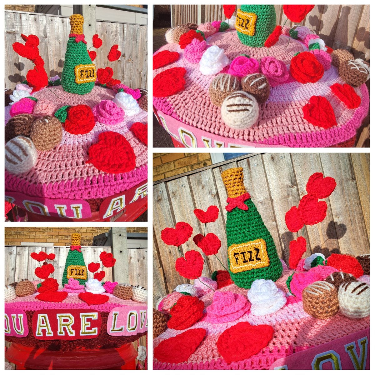 🩷 sharing the love folks with my latest postbox topper creation 🩷

#ValentinesDay2026 
#postboxsaturday 
#yarnart