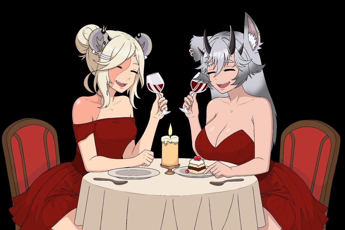 Valentines comission for <a href="/ItsMeHeiri/">Heiri 🐾🍨</a> and <a href="/NukePone/">Wifekisser, Kisser of Wives🐾🍨</a> enjoy !