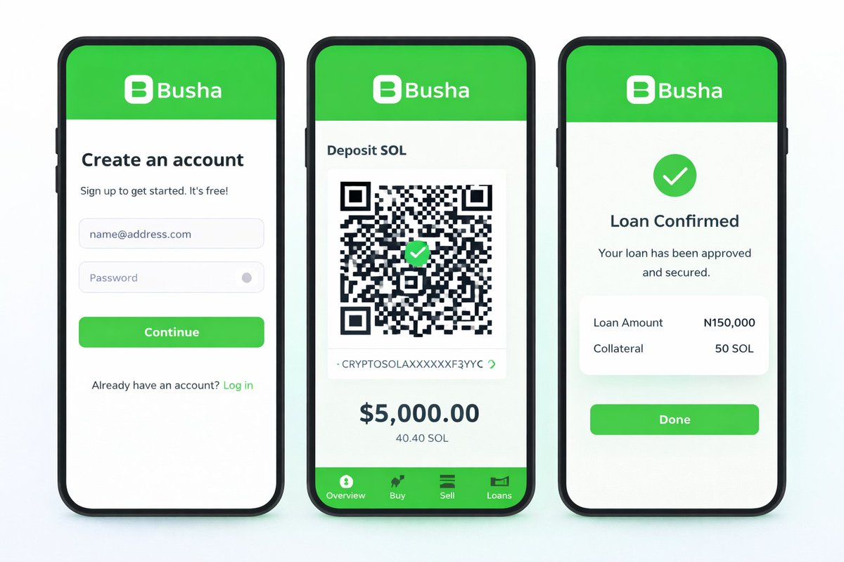 Code_LIG's tweet photo. CONCLUSION

You don’t have to devour your future investments to settle today’s financial needs. I was once a victim, and I don’t want you to be left in the dark. 

Sign up on @getBusha  today to access the incredible loan feature.
#superteamearn
#SolanaCommunity 
#Cryptocurrency https://t.co/ZVUax3JFdg