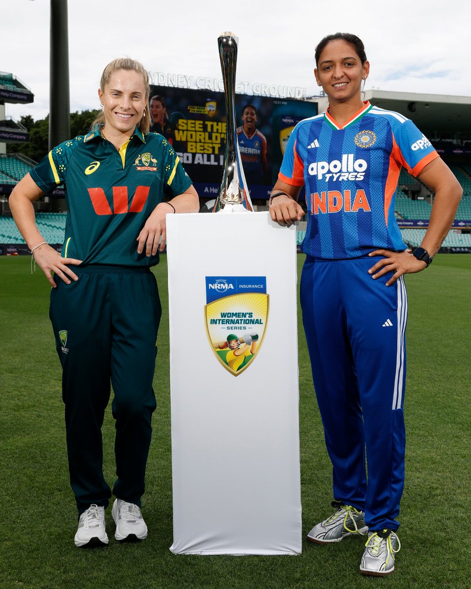 CricketAus's tweet image. #AUSvIND series LAUNCHED ✅

The NRMA Insurance Women’s International Series is officially upon us, with the SCG ready to host the first T20I against India tomorrow night!