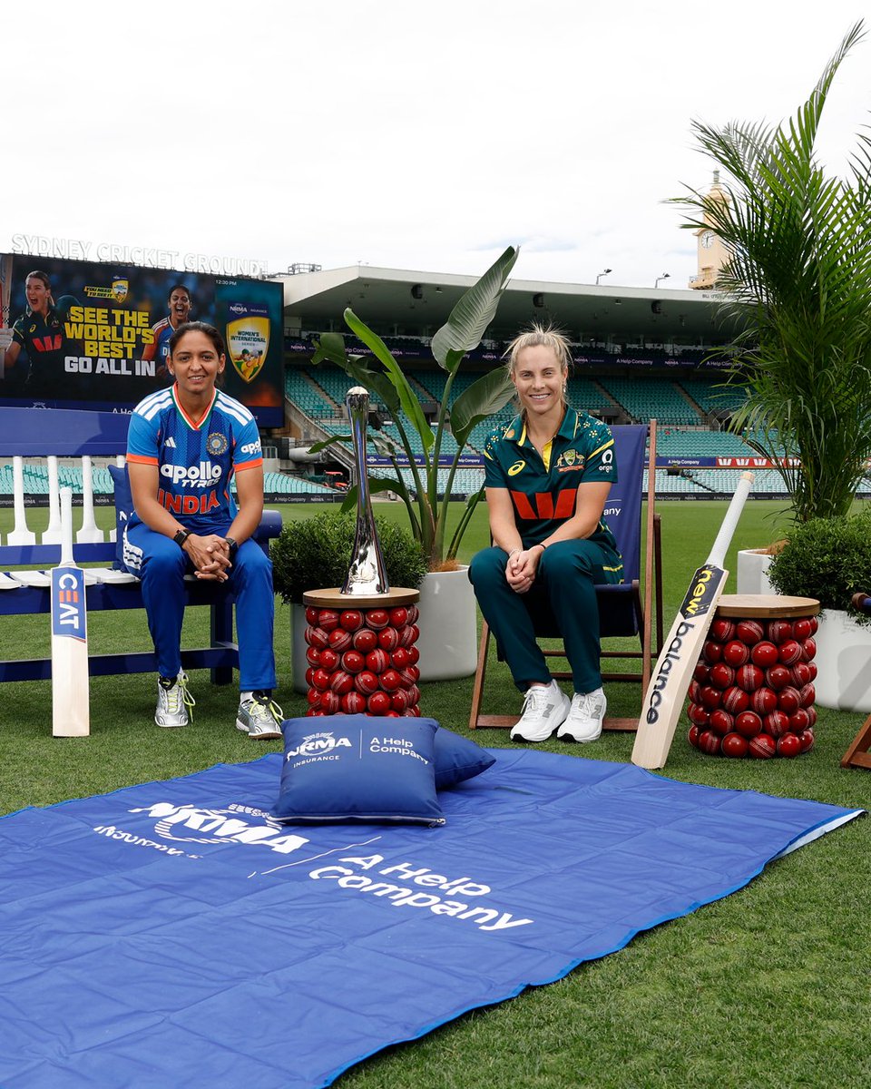 CricketAus's tweet image. #AUSvIND series LAUNCHED ✅

The NRMA Insurance Women’s International Series is officially upon us, with the SCG ready to host the first T20I against India tomorrow night!