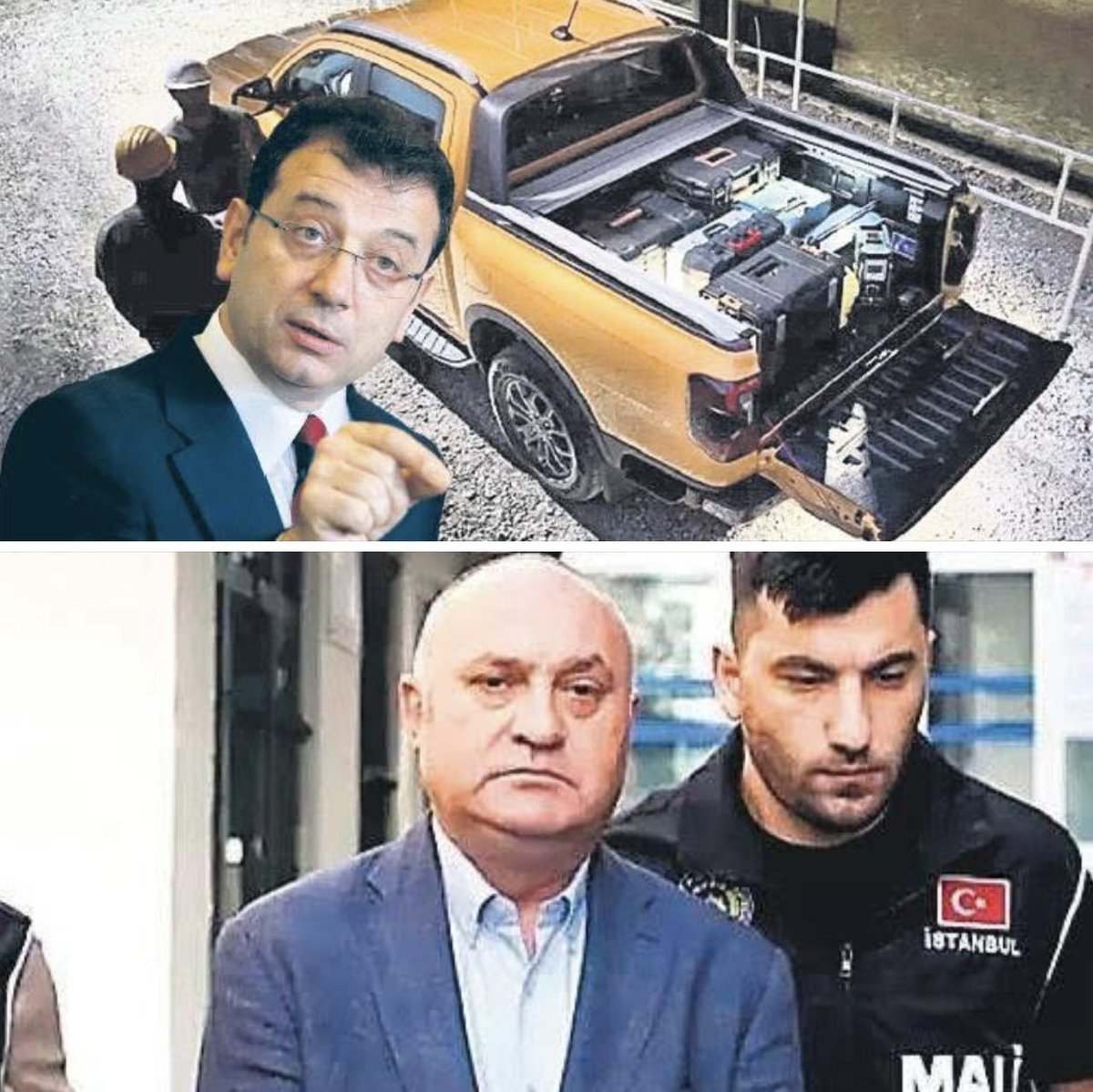 Ahtapot Ekrem'in kolları çalışıyor!

İstanbul'da bir sitenin otoparkında, iki aracın bagajından 30 milyon dolar çalındı. 

Çalınan 30 milyon doların, İBB'nin rüşvet ve vurgun paralarının emanetçisi Taç Döviz'in tutuklu sahibi Atilla Durmaz'ın oğlu Bilal Durmaz'a ait olduğu