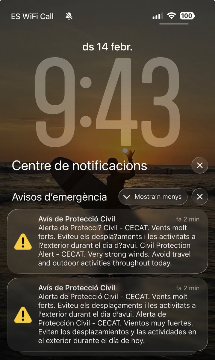MeteoPalamos's tweet photo. @emergenciescat Rebut al pla de l’Estany 9:41 https://t.co/qdHd12Vhig