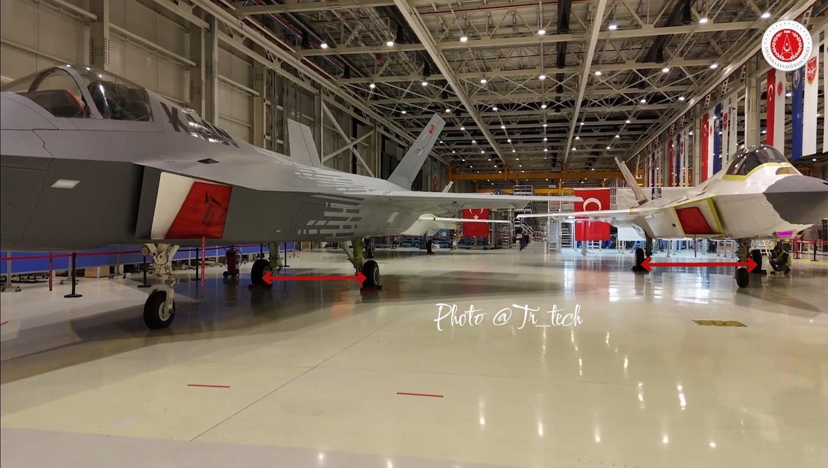 🛩 Comparison of the KAAN P1 prototype with the P0

➡️There has been some change in the fuselage back geometry. You can see the changes in the slope lines. (Image-1)

➡️At P1, the air intake has been moved back towards the cockpit level. We have seen this before in the visuals