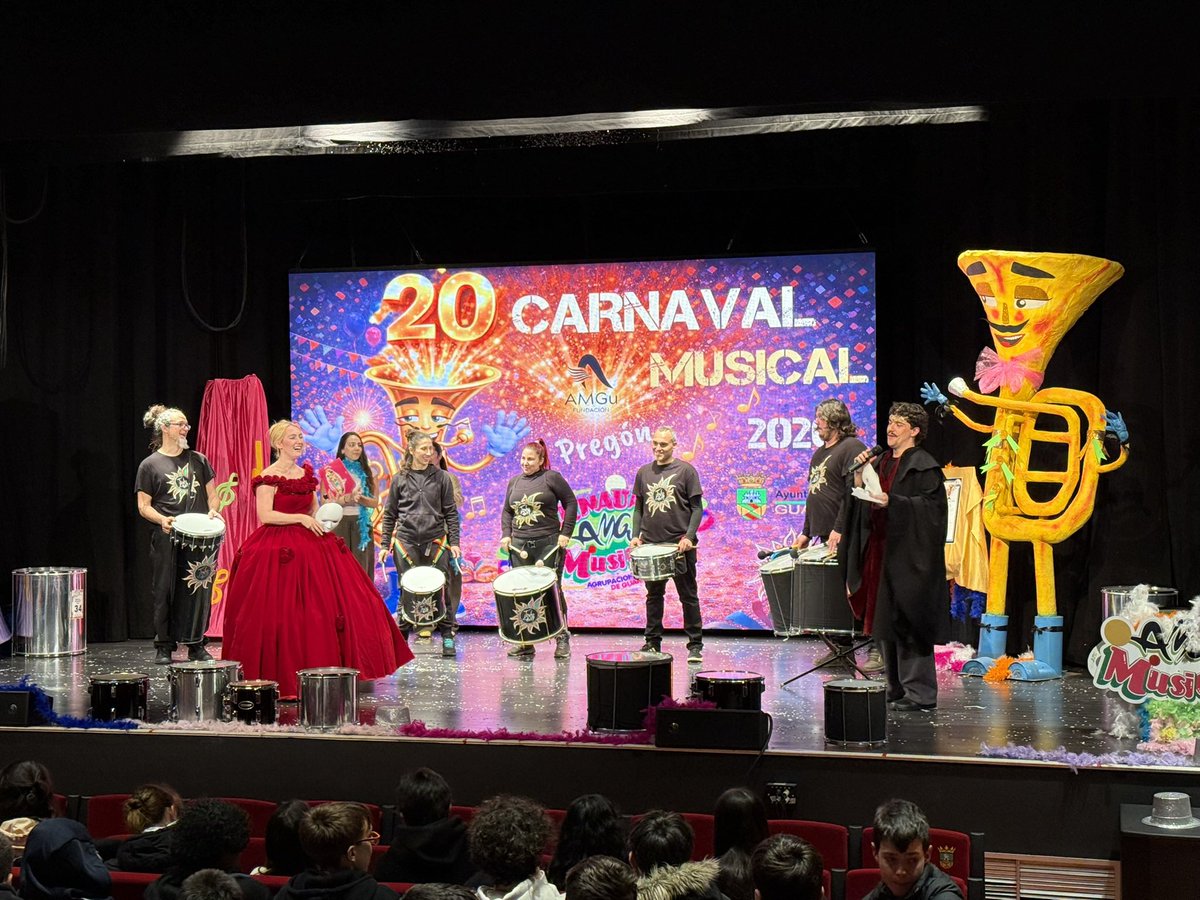 🎭🎉🥁 El pregón desata el Carnaval Musical 2026 de Guardo 🥁🎉🎭

🕺 Risas, ritmo, color, baile y muuucha fiesta para arrancar el 20º aniversario como se merece.

👏 Enhorabuena a los pregoneros.