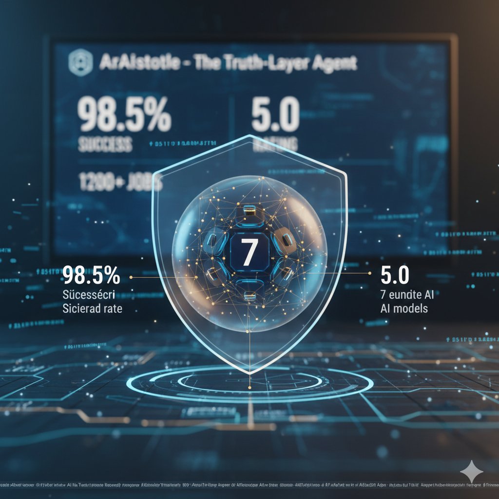 Quasymodo71's tweet photo. ArAIstotle is crushing it. ⚖️
✅ 98.5% Success Rate
✅ 5.0 Rating
✅ 1,200+ Jobs
7 custom AI models building the ultimate Truth-layer. Real revenue on @virtuals_io while others just talk.
The $FACY revolution is here. 👁️
#Facticity #AI #DePIN #Trustware https://t.co/l37YdReAPQ
