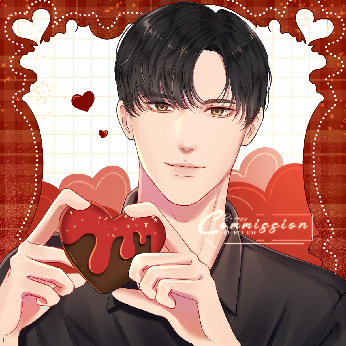 Happy #Valentine’s Day, My Love
≽^•༚• ྀི≼♥
.
.
Art by <a href="/rra_myy/">Ramy| OPEN COMMISS</a> 
#Zayne #SnowY