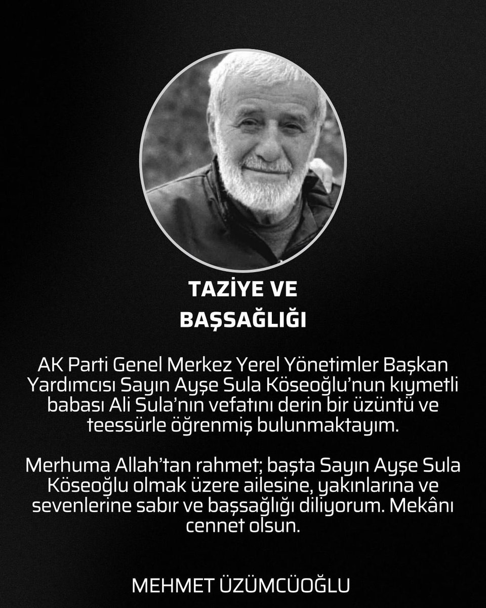 mehmet ÜZÜMCÜOĞLU tweet media