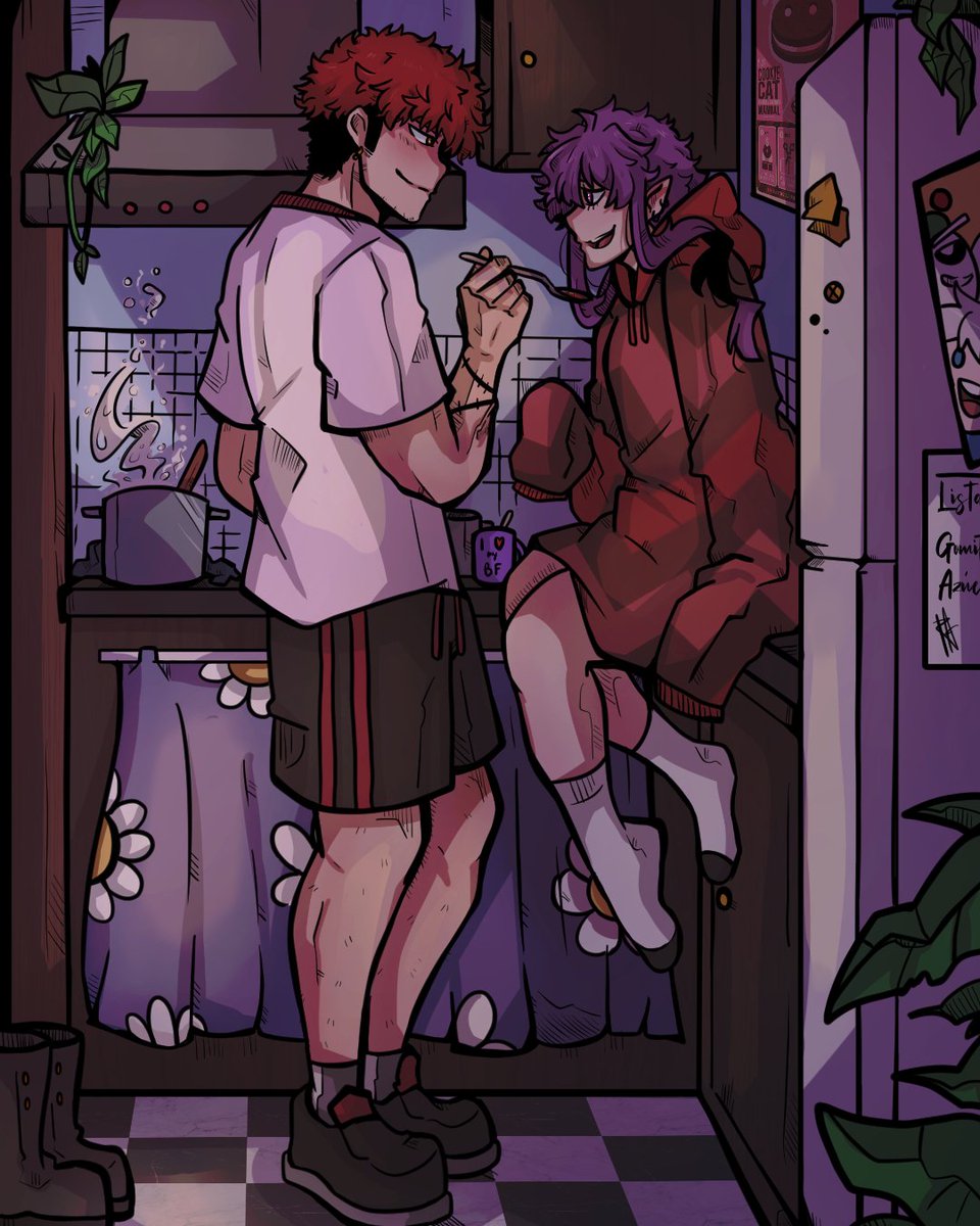 zZuzu_PE's tweet photo. Pequeña ilustración por #SanValentín de los personajes de mi Webtoon. Feliz San valentin a todos 💕✨️
#originalart #fypage #webtoon #Proyectoeclipse #ship #ocart https://t.co/kKbq0gw2ei