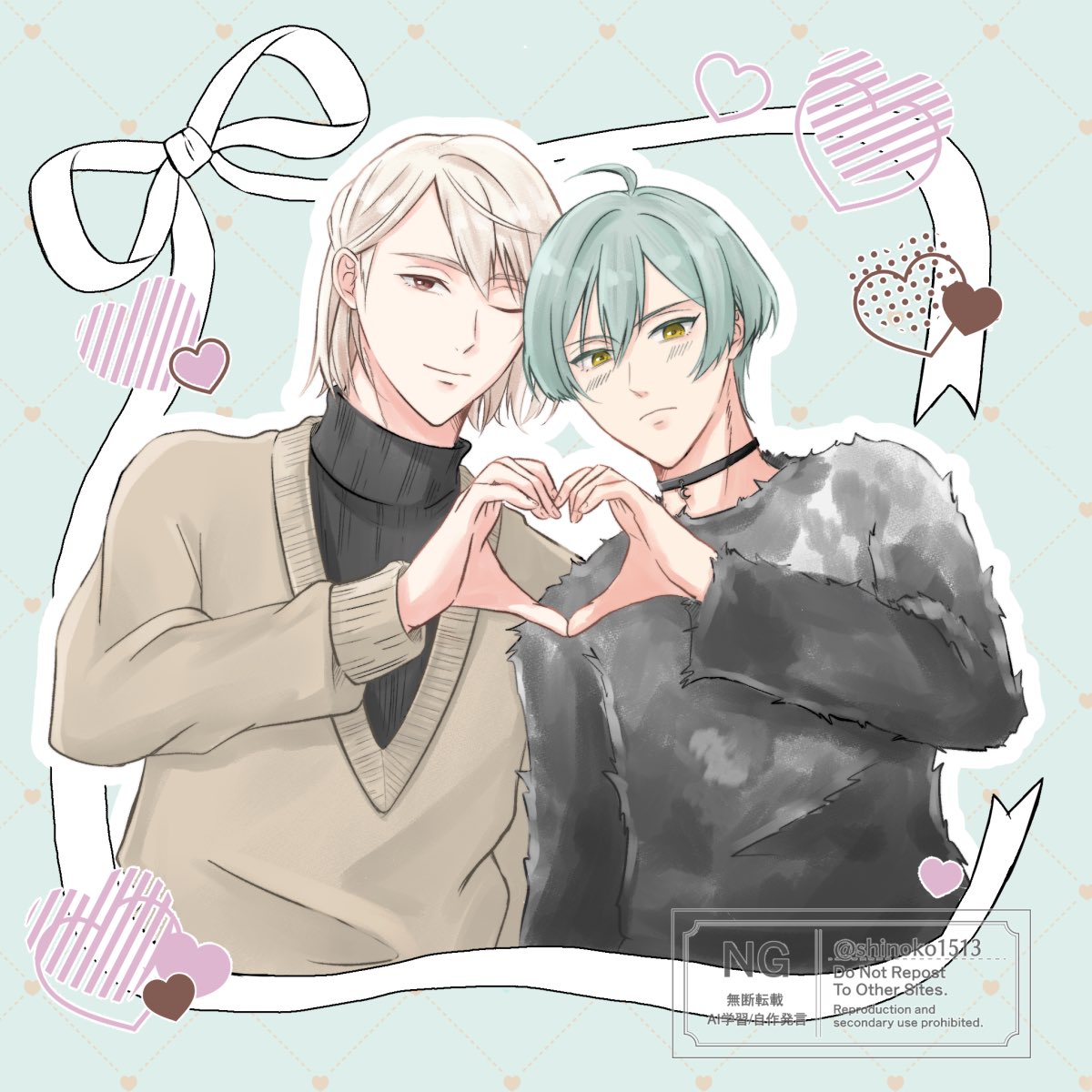 差し入れの絵です🐍🐗💖