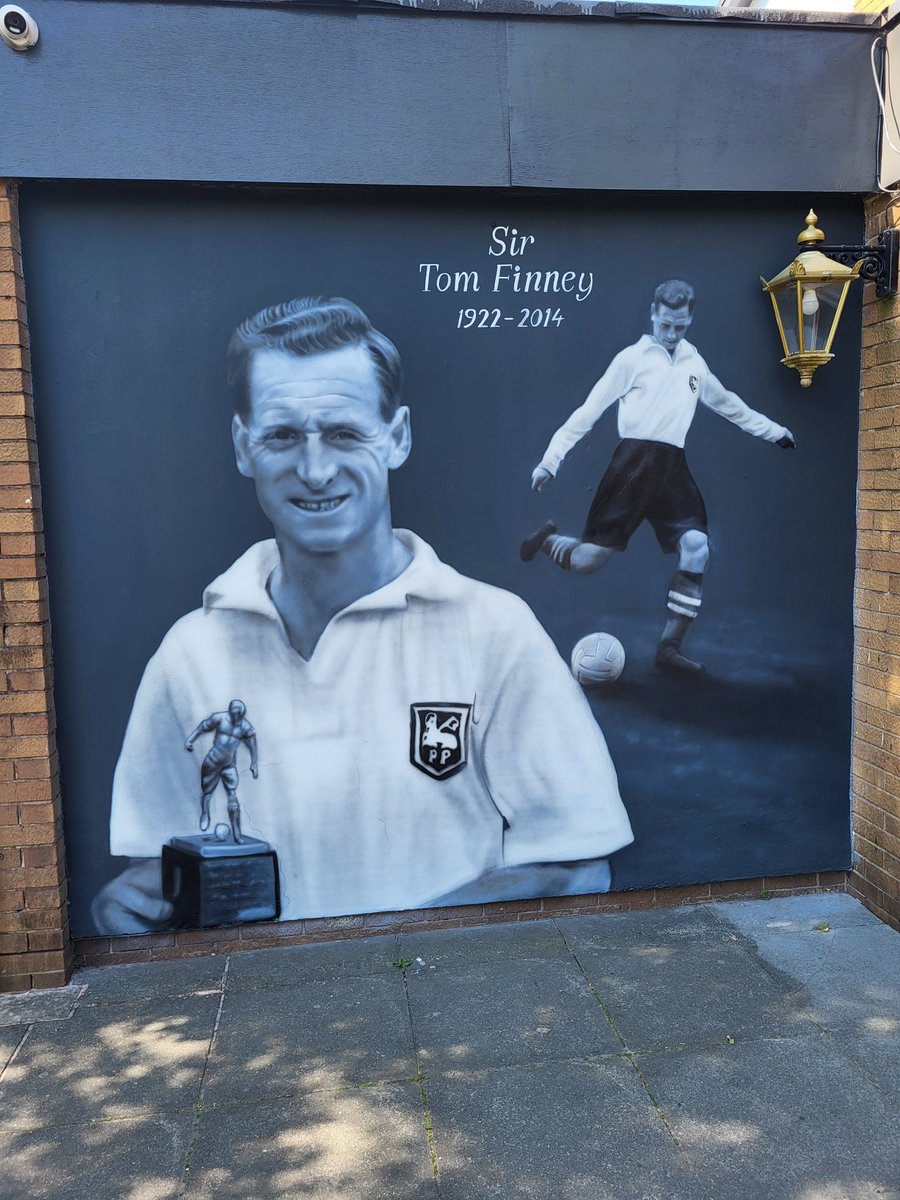 FinneyPub's tweet photo. Today marks 12 years since the passing of the legend, Sir Tom Finney – the greatest ever to wear the Lilywhite shirt.

If you're at Deepdale today, in the 7th minute,

👏 Applaud
🎶 Sing Viva Tom Finney
🤍 Honour the Preston Plumber

Loud and proud 💙
#legendsneverdie https://t.co/bK2T8x1TuG